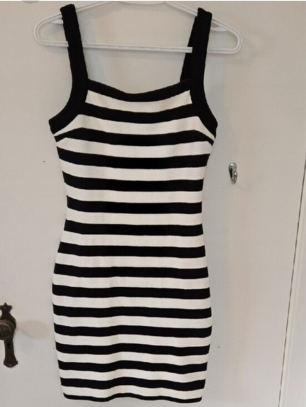 Juicy Couture Striped Black And White Dress In Womens Size Small